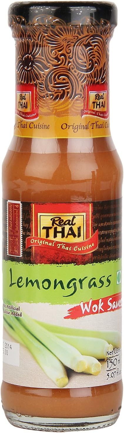 Real Thai Lemongrass Wok Sauce, 150 ml,Green,7256