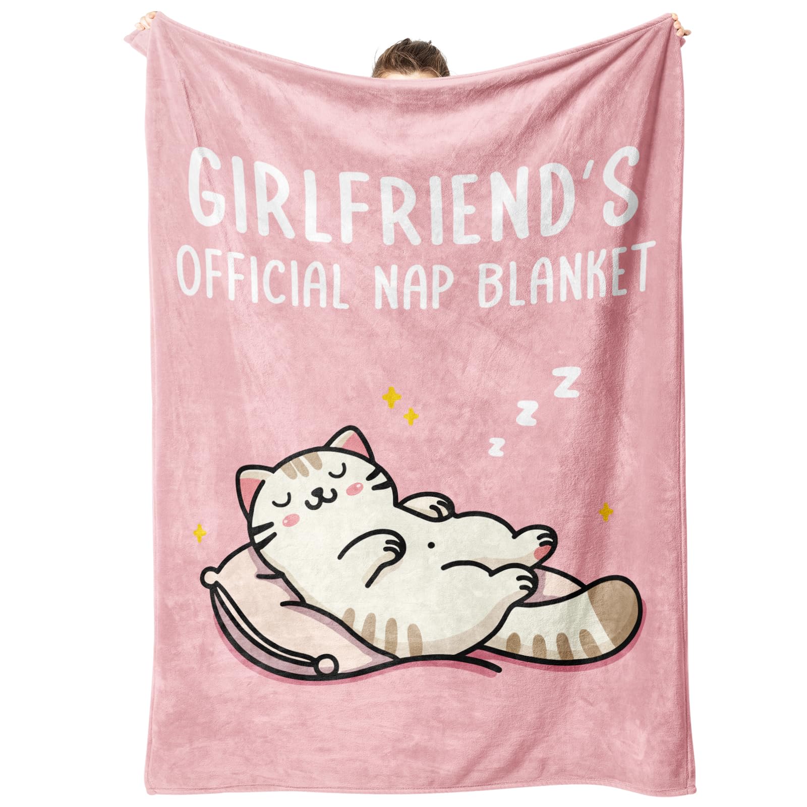 Encoink Gifts for Girlfriend Her, Idea Girlfriend Birthday Gifts Blanket, Romantic Anniversary, I Love You Gift for Her, Valentine's Christmas Birthday Present for Women GF 60"X 50" — image 1