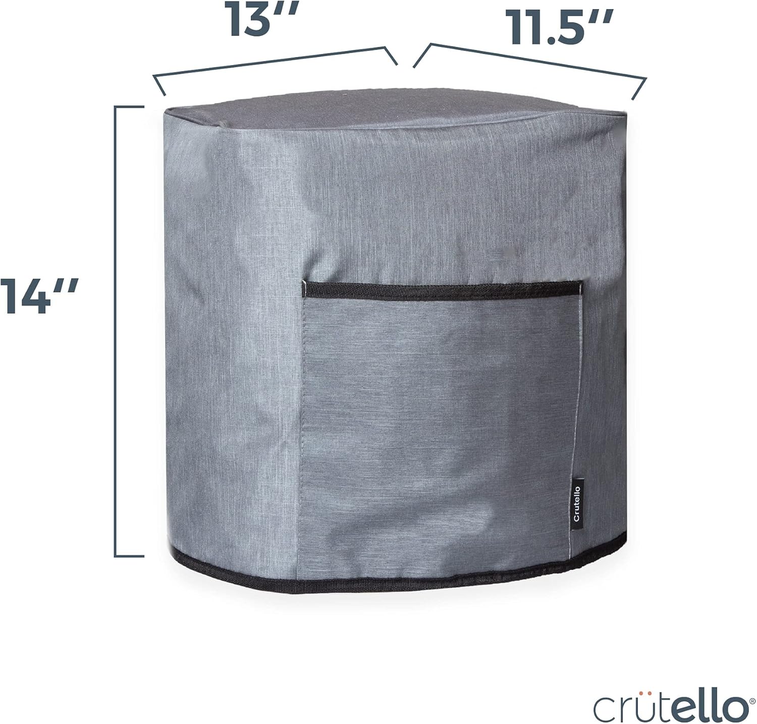 Crutello Air Fryer Cover with Storage Pockets for 4 Quart Air Fryer Dust Covers For Outside - Small Appliances, Compatible with Ninja