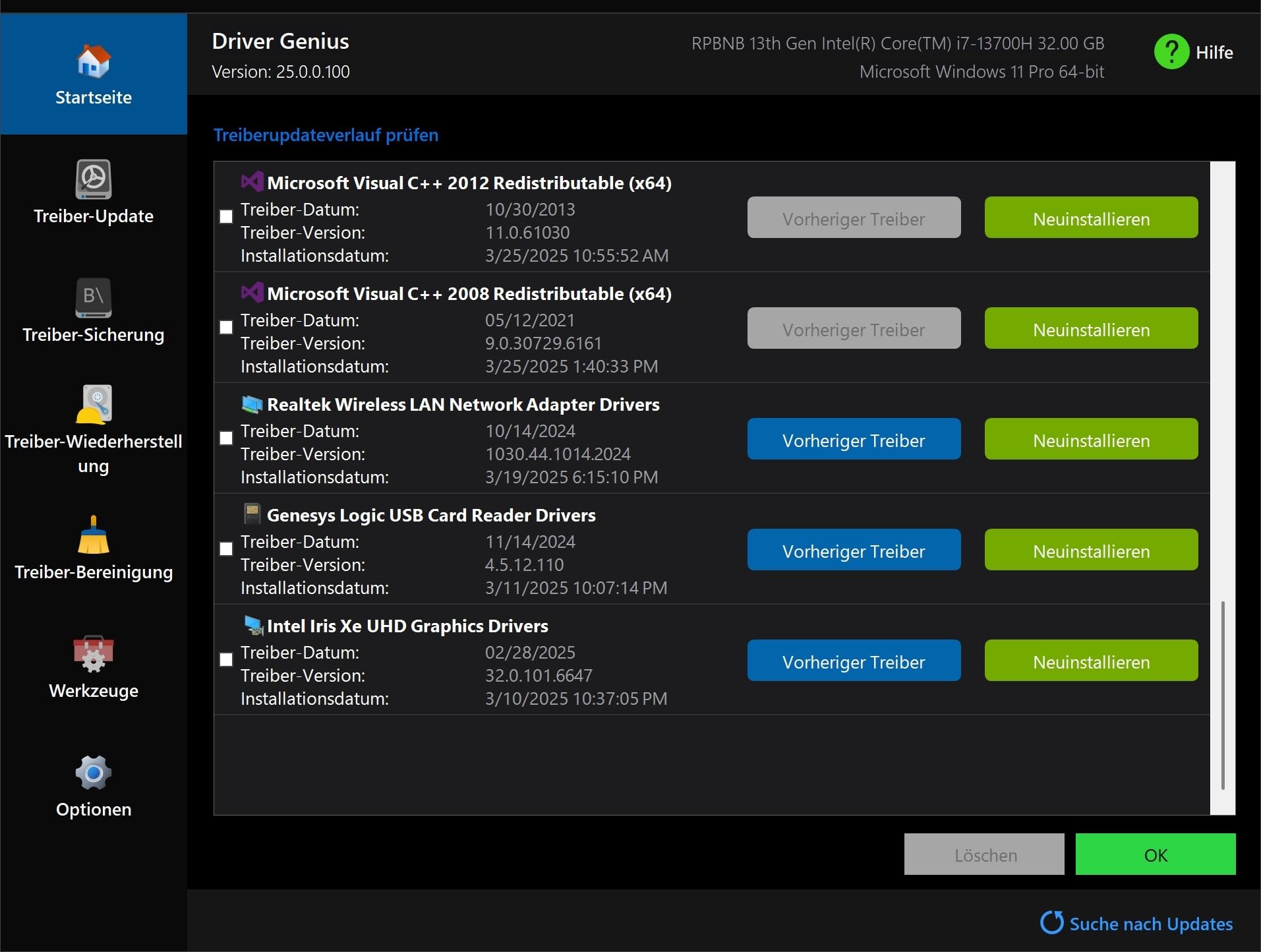 Driver Genius 25 Pro - Automatische Treiber-Updates & Systemübertragung für Windows PCs | Pro | 3 Gerät | 1 Benutzer | 1 Jahr | PC Aktivierungscode per Email