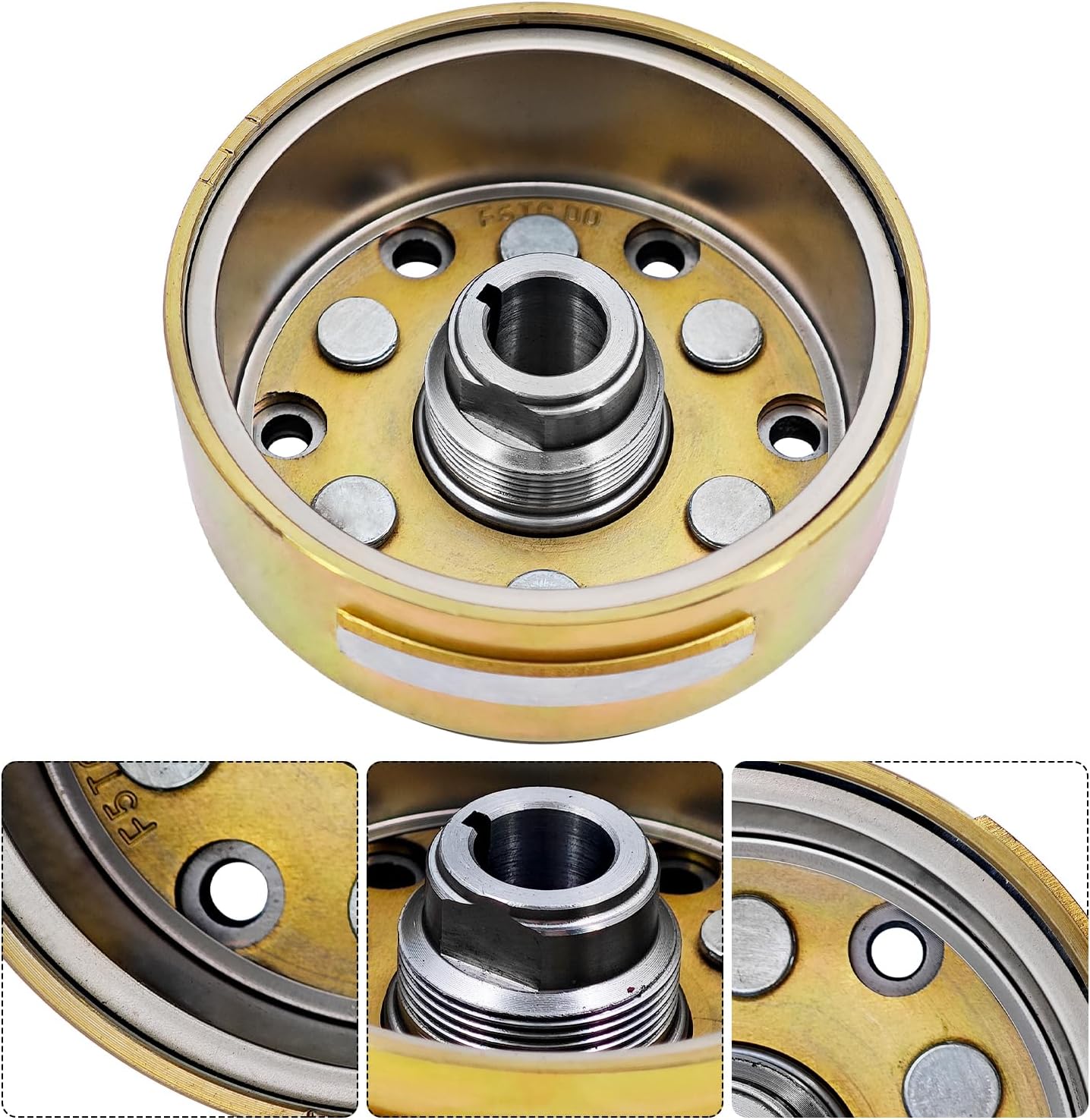Flywheel Fit for Yamaha YFZ450 2004 2005 2006 2007 2008 2009 2012 2013 5TG-81450-00-00 5TG-81450-01-00