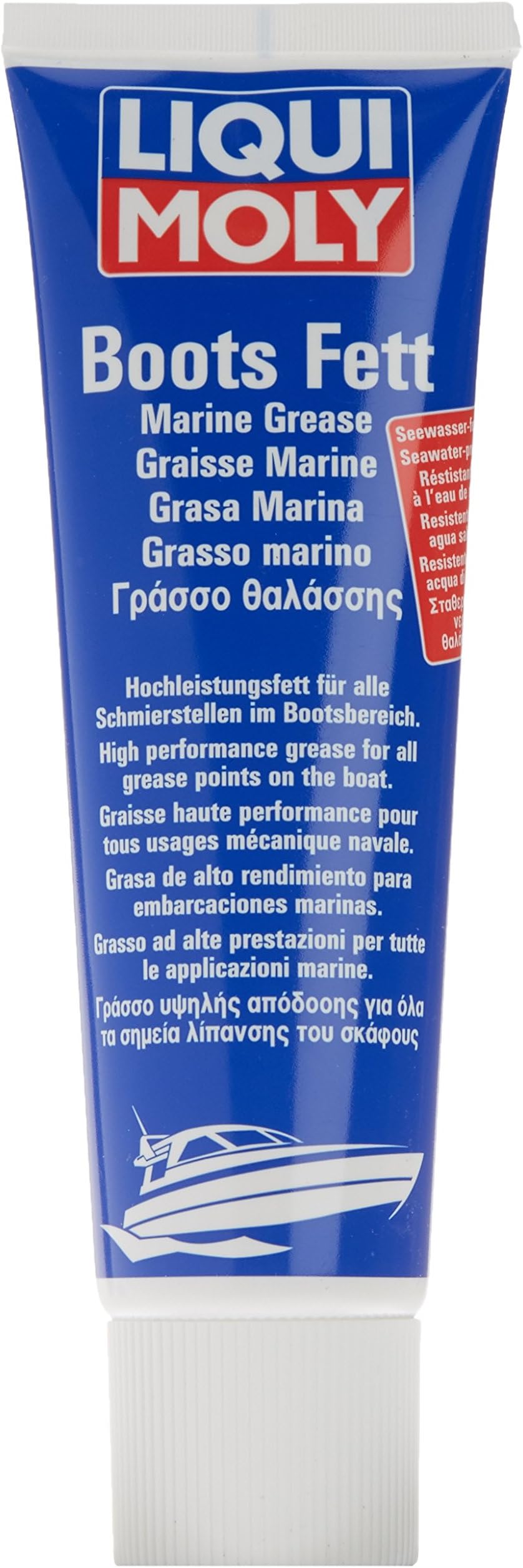 LIQUI MOLY 25041 Grasso Marino Impermeabile Per Barche - 2x250g, Resistente All'Acqua Salata, Per Cuscinetti E Componenti Nautici
