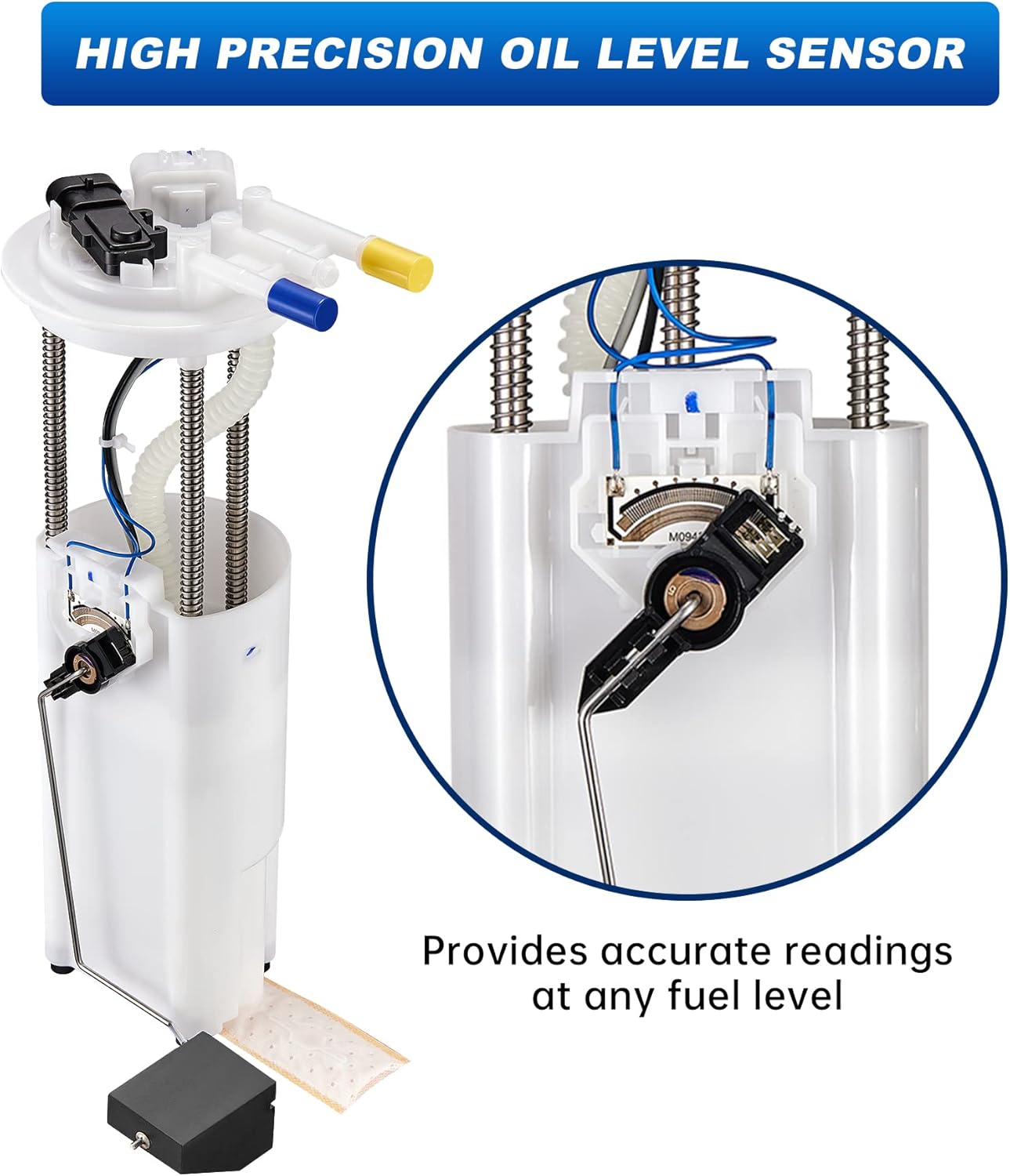 Fuel Pump Assembly Compatible with Buick LeSabre 00-05, for Park Avenue 98-05, Compatible with Cadillac DeVille 00-05, for Seville 98-04, Replaces E3518M