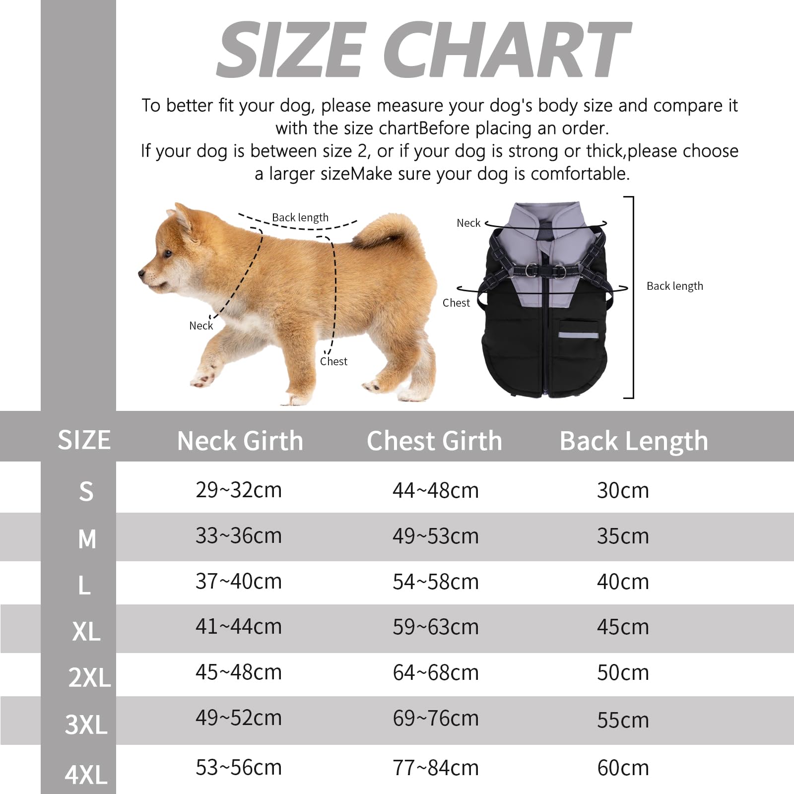 Cappottino Cane: Cappottini per Cani Piccola taglia Impermeabile Giubbotto - Cappotto Cane con Pettorina Adatto Invernale