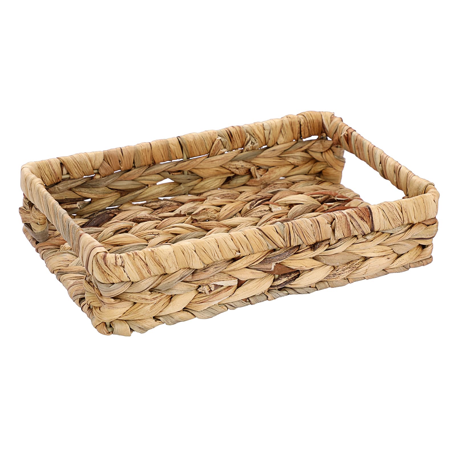 Soporte de papel higiénico tejido en cesta decorativa para cosméticos de baño