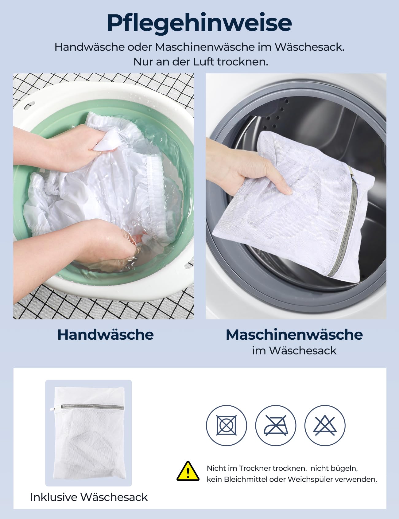 Carer 3 Stück Inkontinenz-Überhose für Erwachsene Windelhose Geräuschlos Waschbar Wiederverwendbar Wasserdicht Gummihose Auslaufsichere Unterwäsche Unisex, Weiß, Größe L