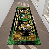 Vista 19 de Alfombra fresca de águila calva, color rojo oscuro y dorado, alfombra de 100 dólares, alfombra de pasillo para lavandería, cocina, alfombras