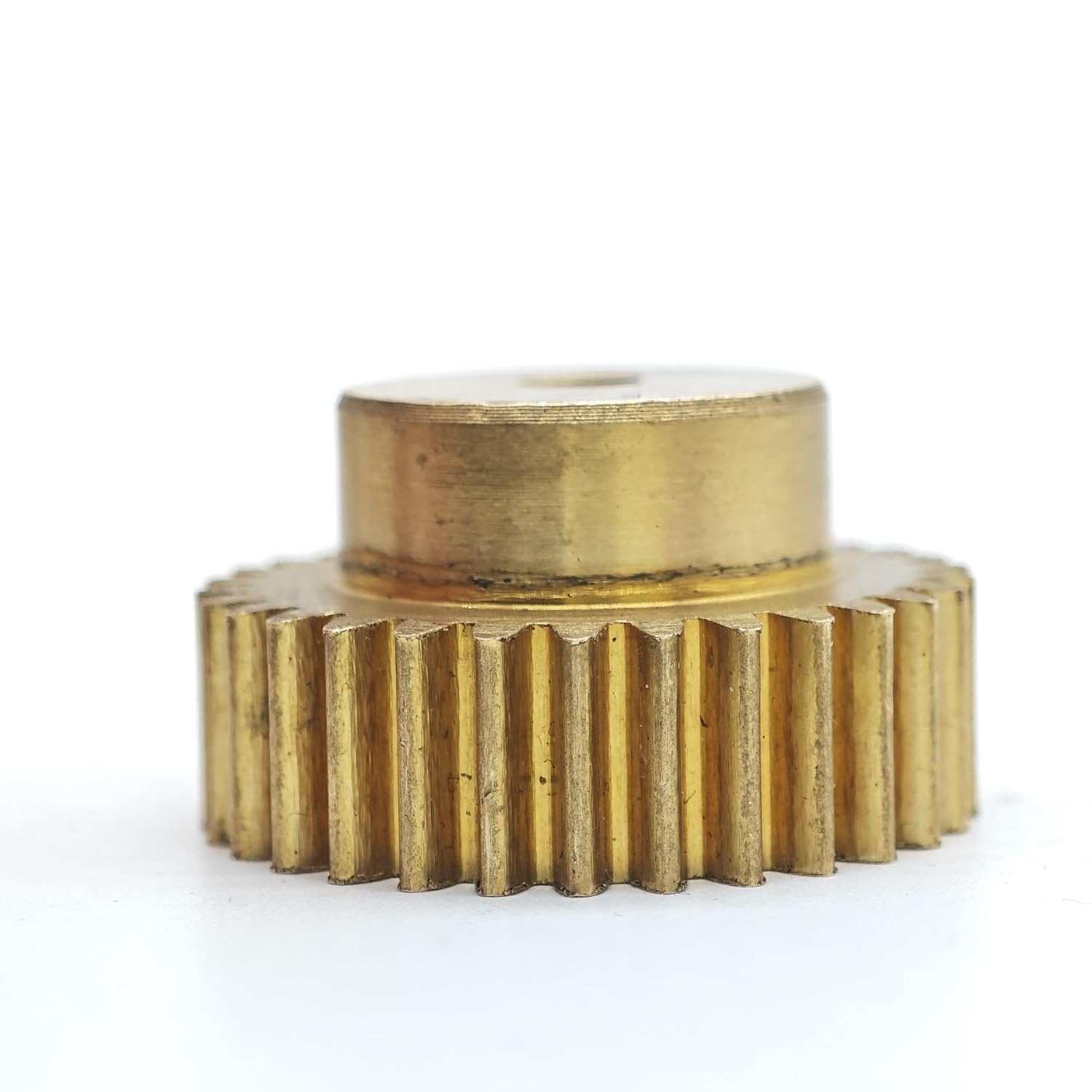 1pcs 0.5 Module 99 Teeth Step Spur Gear 5mm Teeth Thickness Pinion 0.5M 99T Cylindrical Transmission Pinion Mechanical(5mm bore)