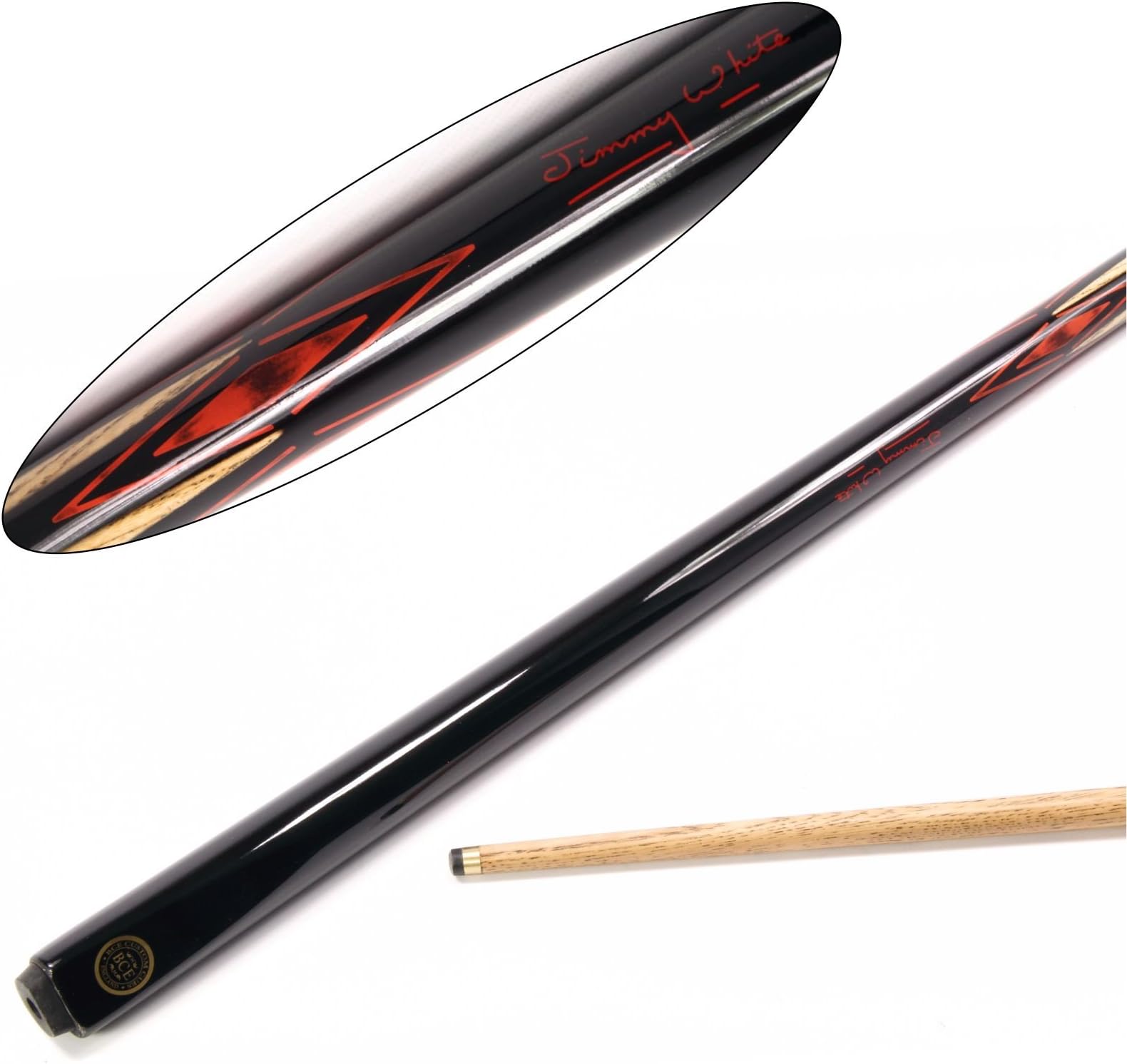 BCE - OCULUS 2 Piece Matching Ash Pool Snooker Cue – 9.5mm Tip