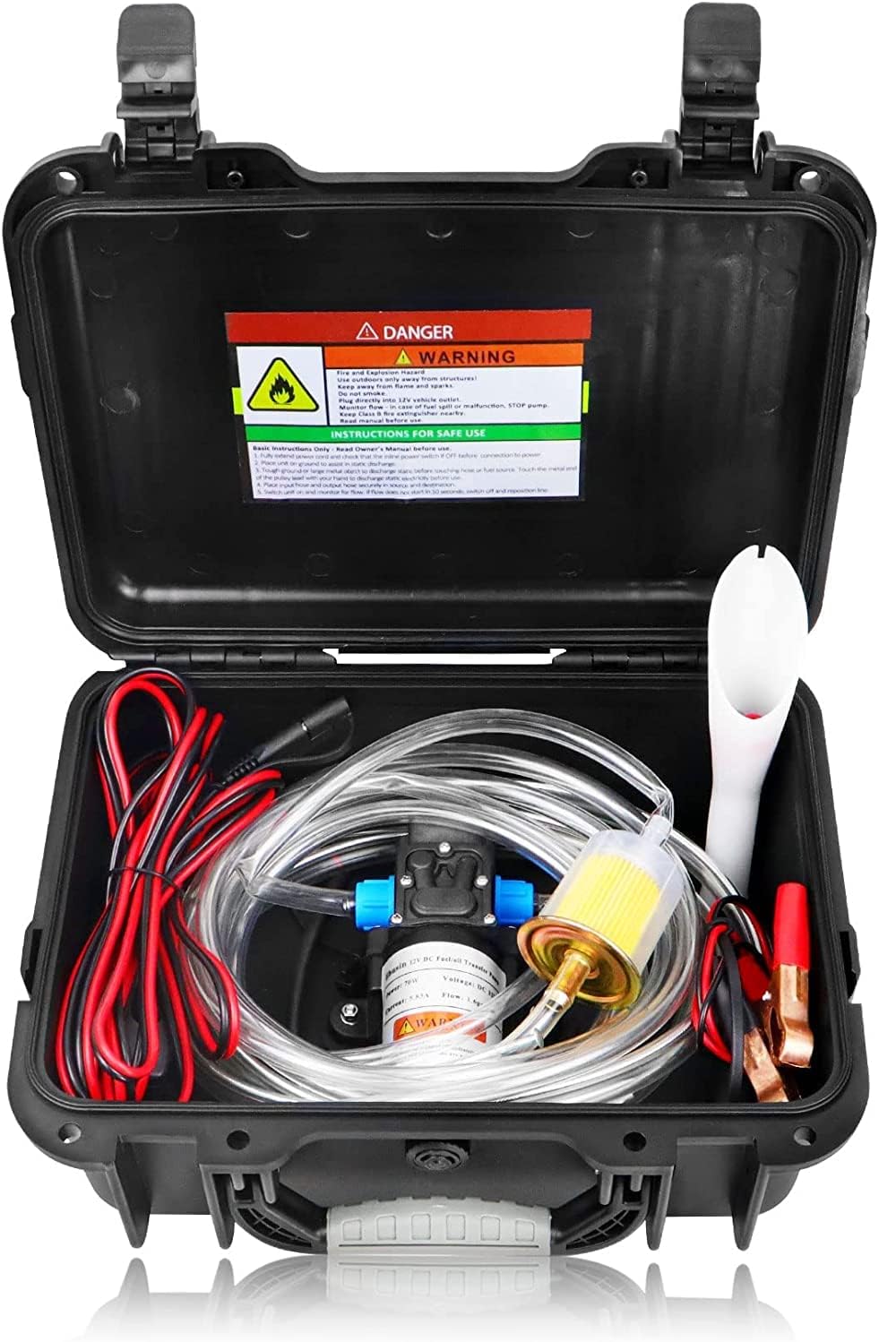 12V Fuel Transfer Pump,Moves 72 Gallons of Fuel or Water