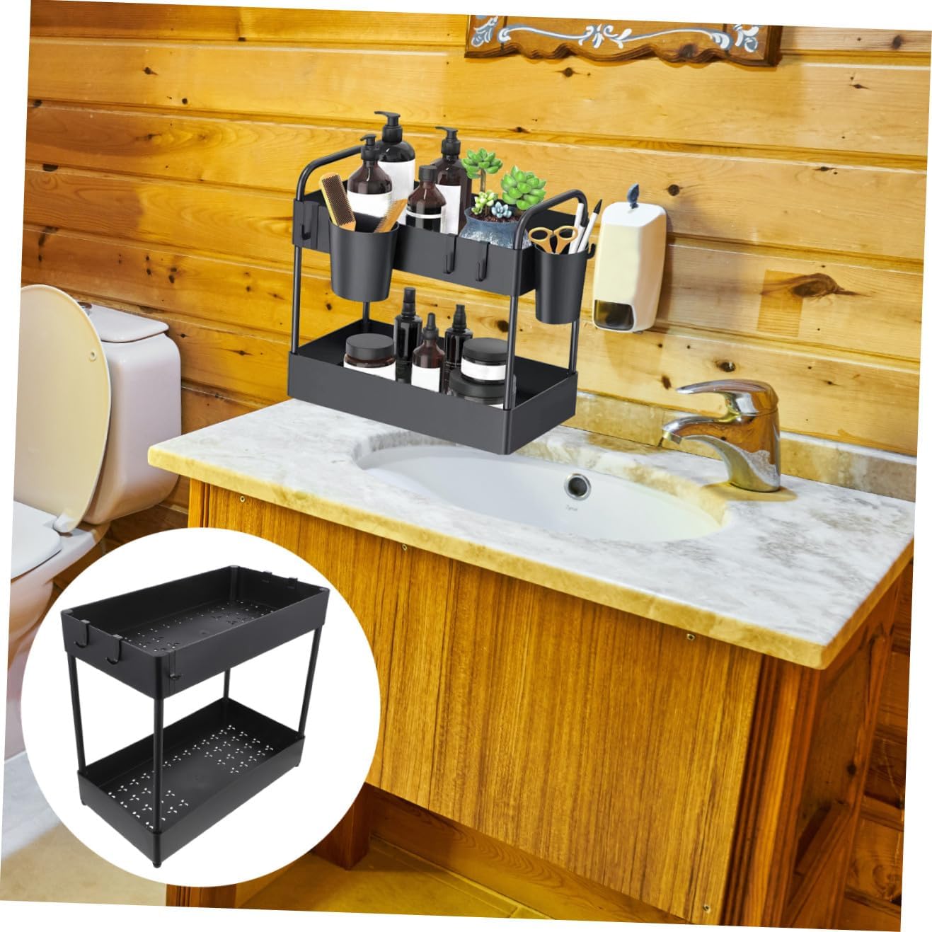 Kitchen Utensils Holder Multi-functional Storage Rack Fridge Organizer Kitchen Organization