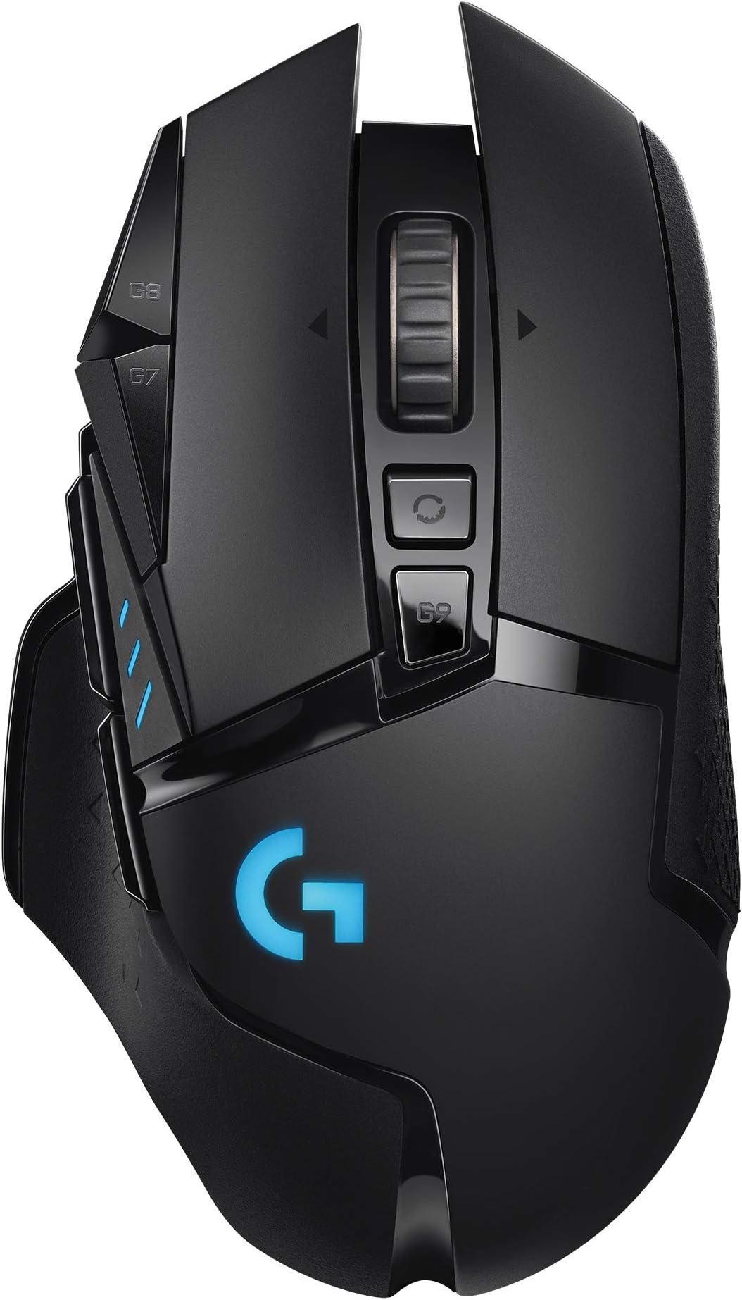 Logitech G502 LIGHTSPEED Wireless Gaming Mouse, HERO 25K Sensor, 25,600 DPI, RGB, Adjustable Weights, 11 Programmable Buttons, Long Battery Life, On-Board Memory, PC/Mac