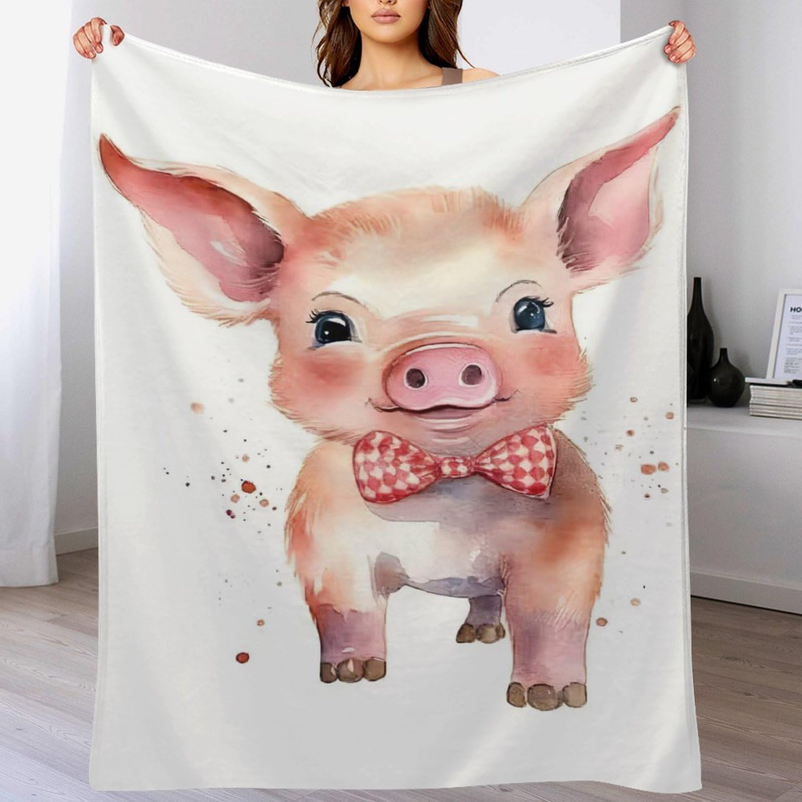 Couverture cochon pour calmer les frissons des enfants et des adultes