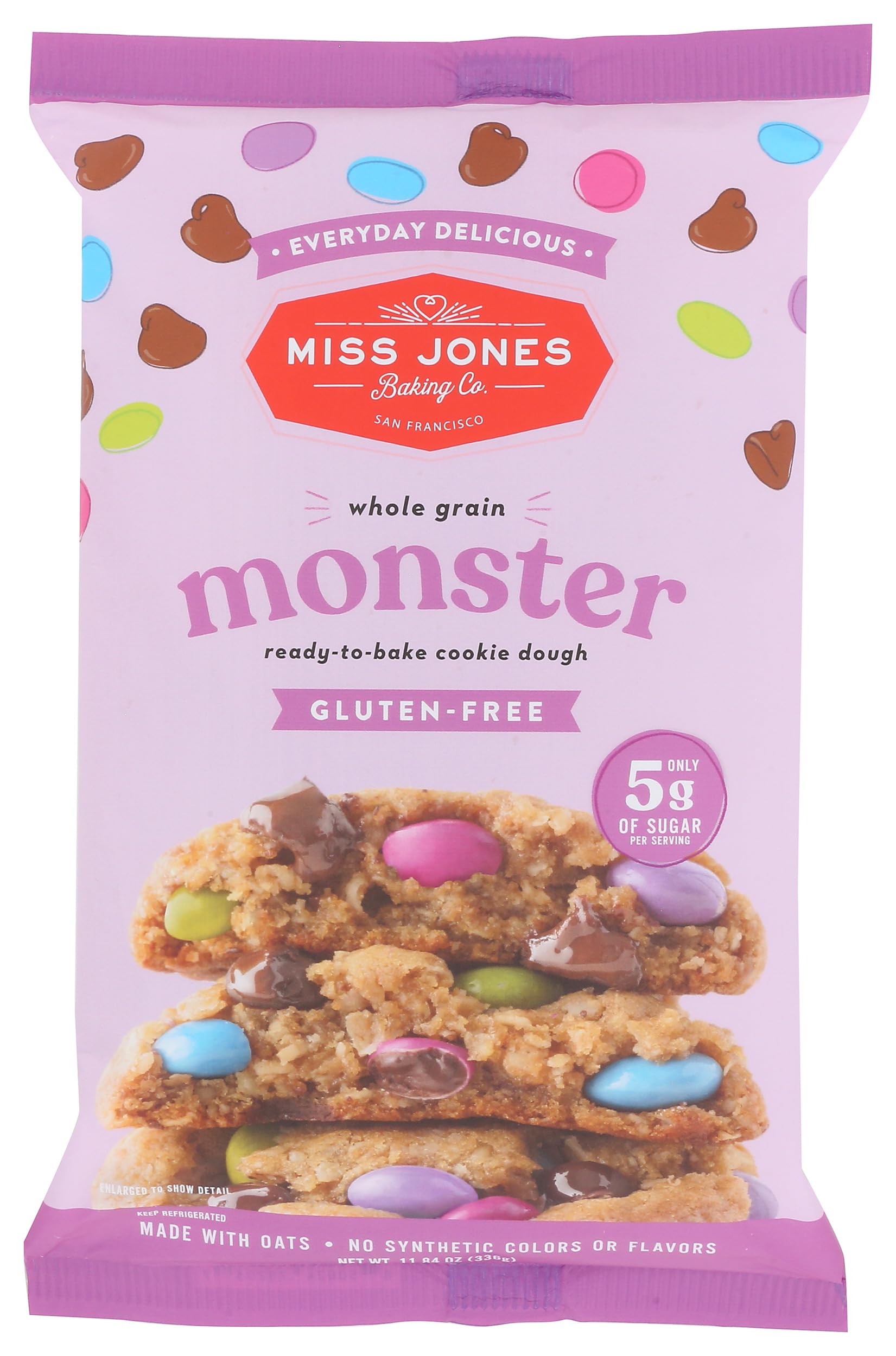 MISS JONES BAKING CO Monster Cookie Dough, 11.84 OZ