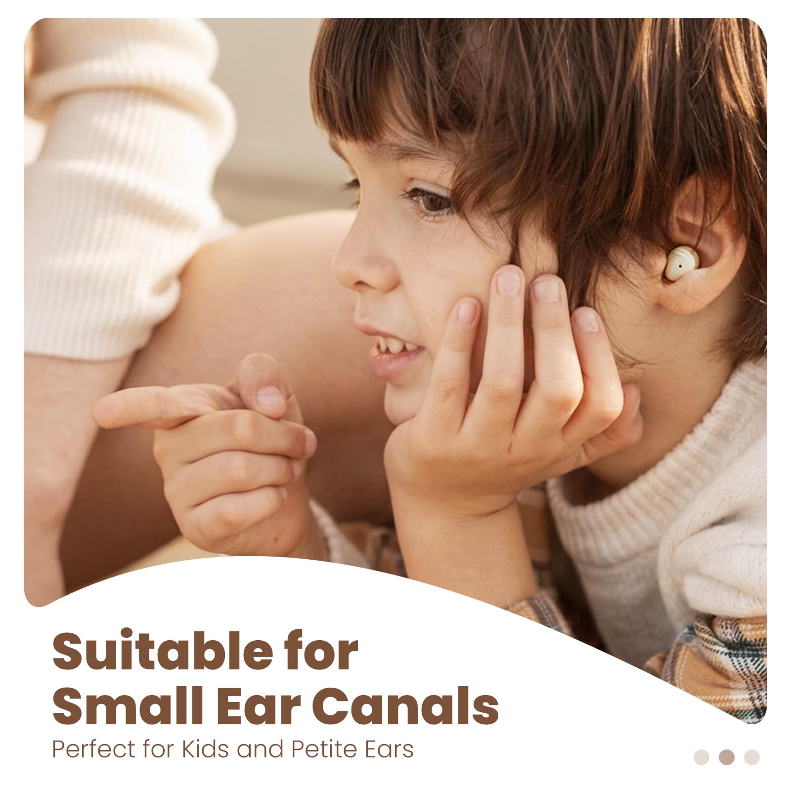 Xmenha Auriculares pequeños invisibles inalámbricos, Bluetooth, más pequeños, discretos, pequeños, ocultos para el trabajo, microperfil bajo, para dormir, auriculares invisibles para orejas pequeñas