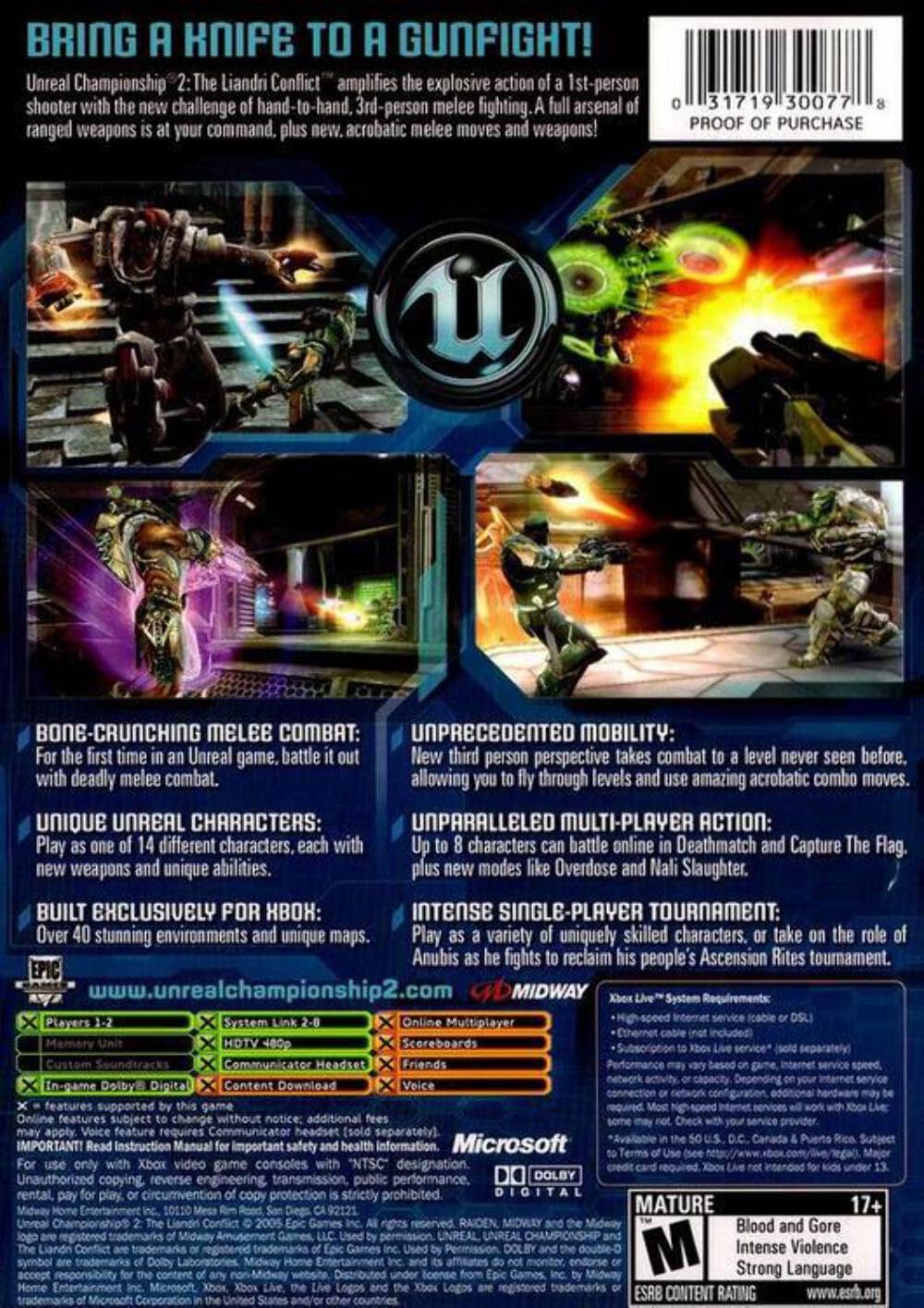 Amazon.com: Unreal Championship 2 The Liandri Conflict - Xbox