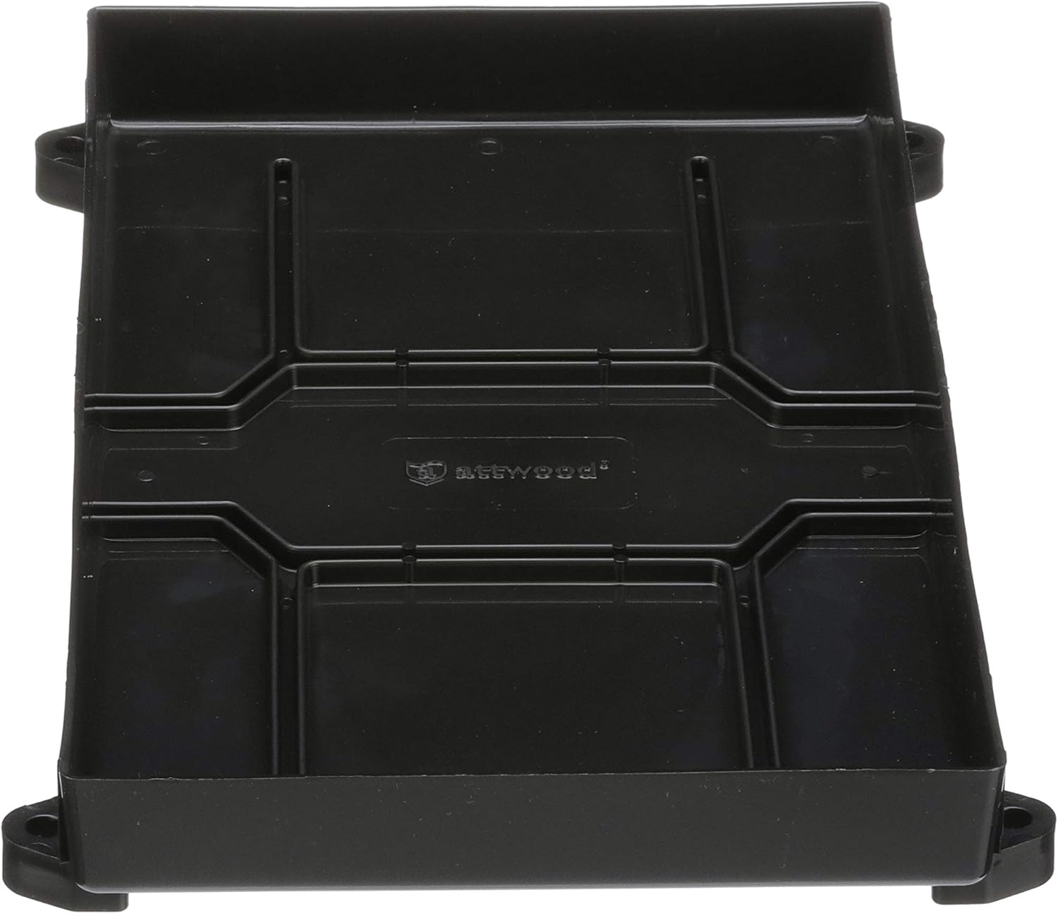 Attwood 9093-5 Battery Tray With Strap, 27/27M Series Battery, 12 3/8-Inches L x 7 1/8-Inches W, For Up to 10 1/2 Inches Tall : Automotive