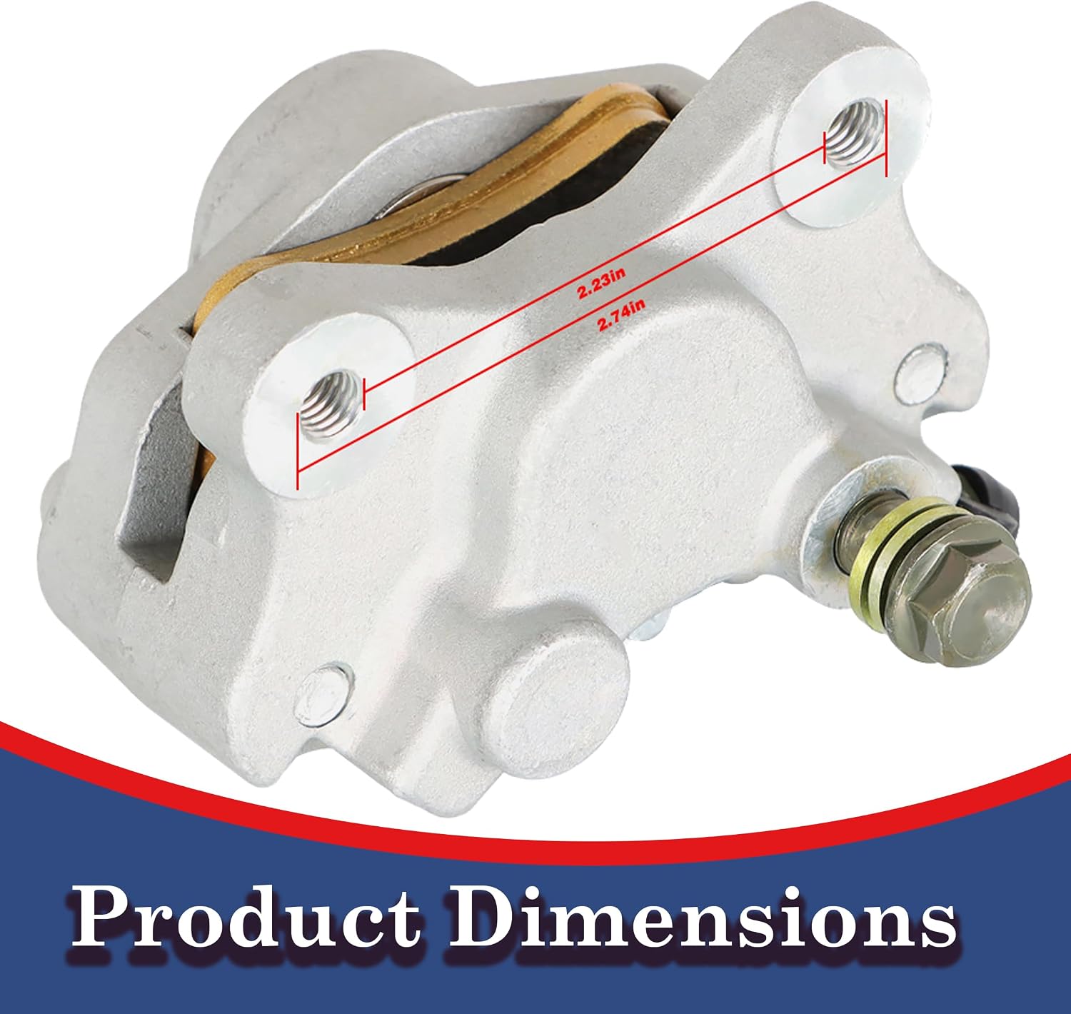 Rear Right Brake Caliper Replacement for ArcticCat 250 300 375 400 454 500 2x4 4X4 1996-2002 0402-010