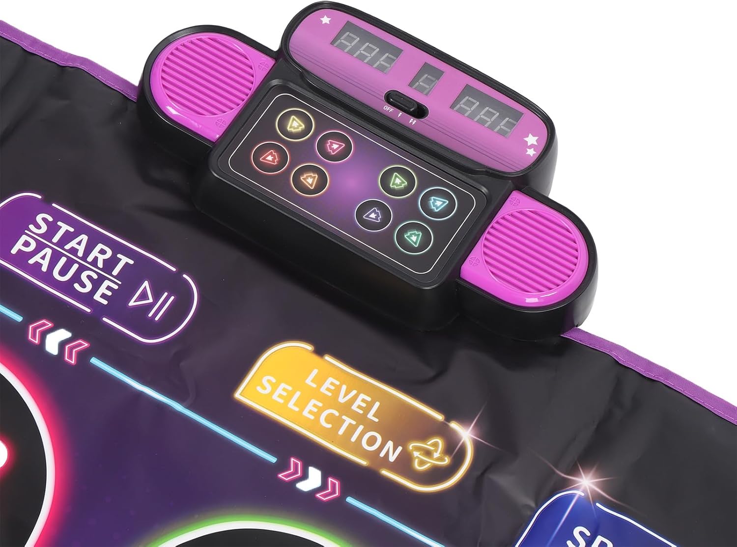 Electronic Dance Mat, Interactive Music Game Pad, Built in Music Dual Player Interactive Dance Game Pad for Kids 2 Player Mode for Home Use