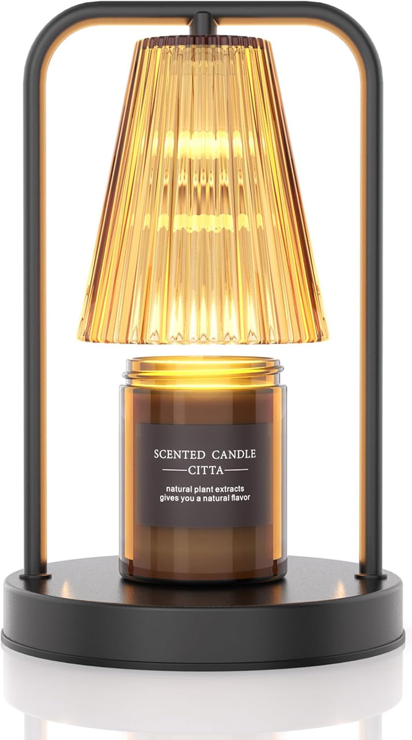RAINBEAN Candle Warmer Lamp, Dimmable Electric Candle Lamp