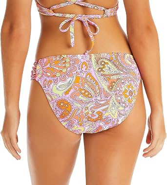 Jessica Simpson Women Solid Bikini Top and Bottom