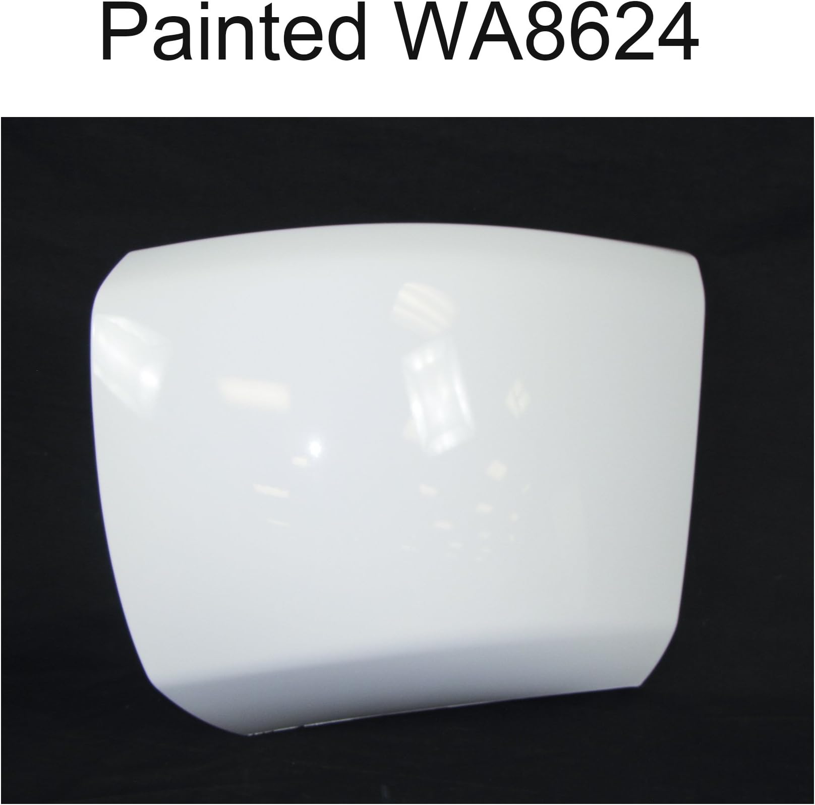 Painted WA8624 White FRONT BUMPER CAP END W/O FOG HOLE LH GM1016103 For 2007-2013 CHEVY SILVERADO 1500 PICKUP NEW STYLE