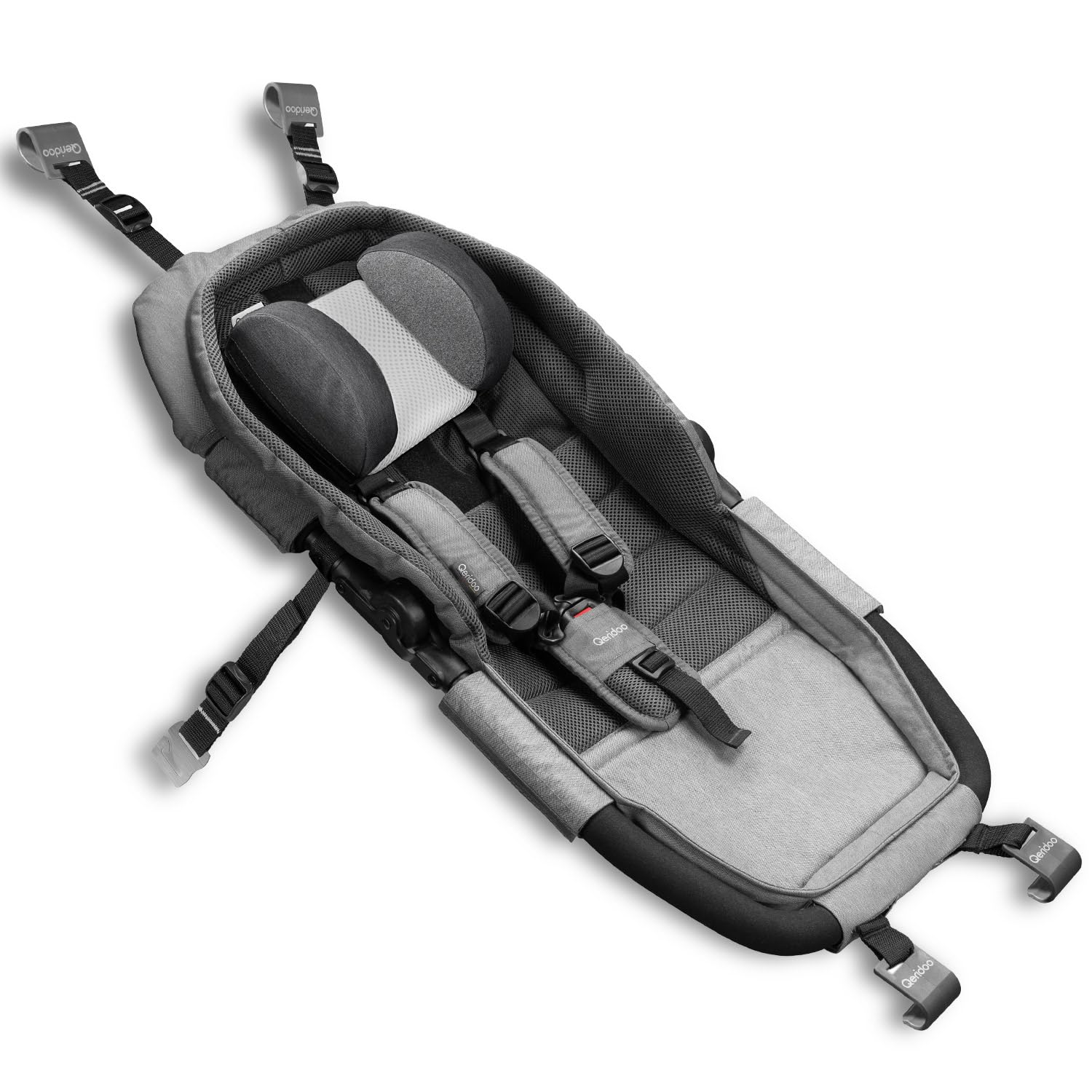 Qeridoo Hngematte Plus Limited Edition Theraline | Fr EIN-und Zweisitzer  (max. 1 Stck im Zweisitzer) | Babyhngematte fr Qeridoo Fahrradanhnger |  Inklusive Theraline Kopfsttze | Sicherer Halt : Amazon.de: Garten