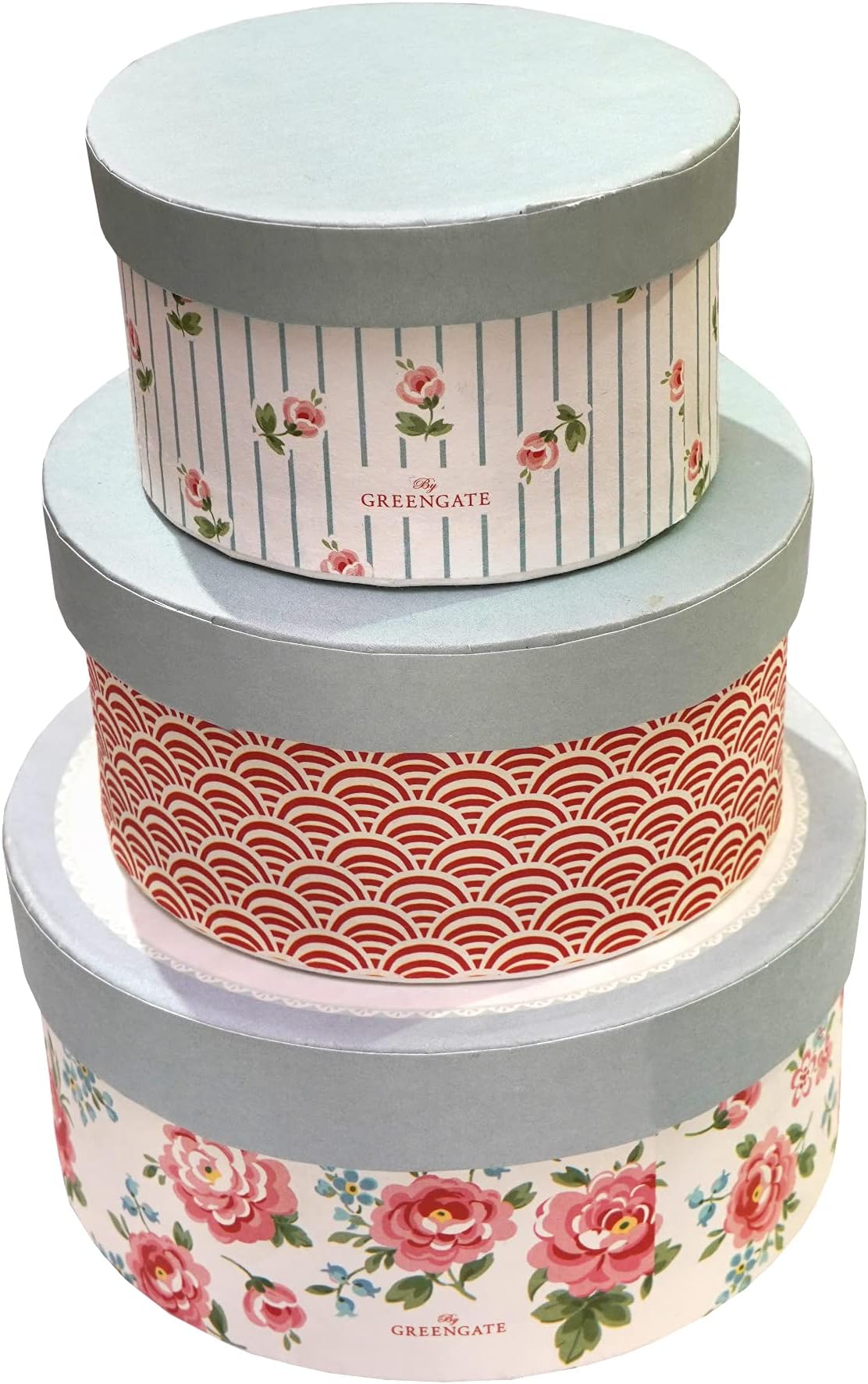 SURPRISE SOMEONE Hand Made Gift Hamper Box | Round Paper 3 Layered Empty Gift Box for Wedding Birthday Valentine (Set of 3)