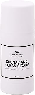 Henri et Victoria Aftershave for Men | Cognac and Cuban Cigars Fragrance | Canadian Made by Skilled Artisan | After Shave Balm Prevent and Cure Razor Burns