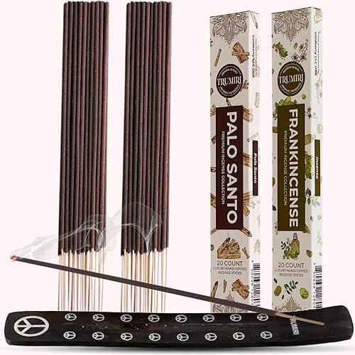 Vista 318 de Trumiri Incense Sticks - Combo Pack of 40 Insence-Sticks - 20 Rose + 20 Lavender - Insenses - Insents - Incents - Inscense - Incence - Incienso