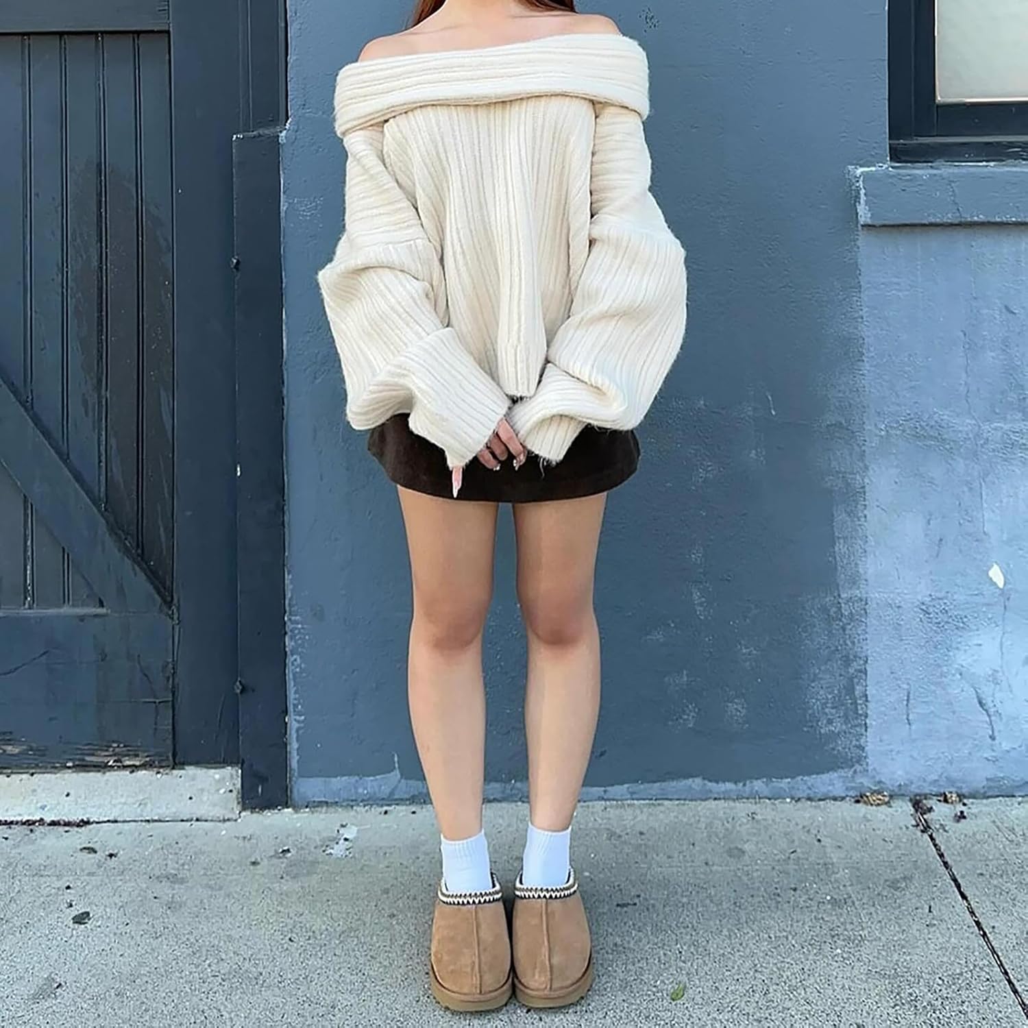 Women's Slippers Platform Mini Boots For Women Suede Leather Indoor/Outdoor Anti-Slip Slipper Comfy Fur Fleece Lined Sneakers Short Ankle Boot - Image 5