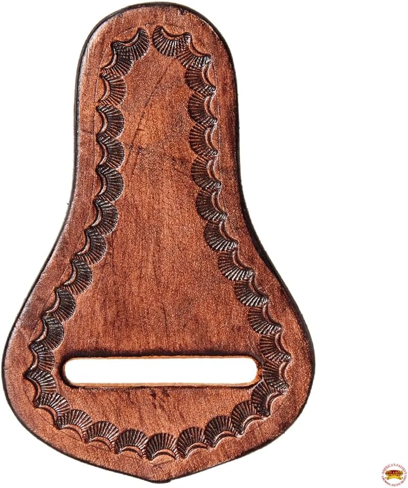 HILASON Western Saddle Repair Leather 1 Latigo Carrier Girth Holder Brown
