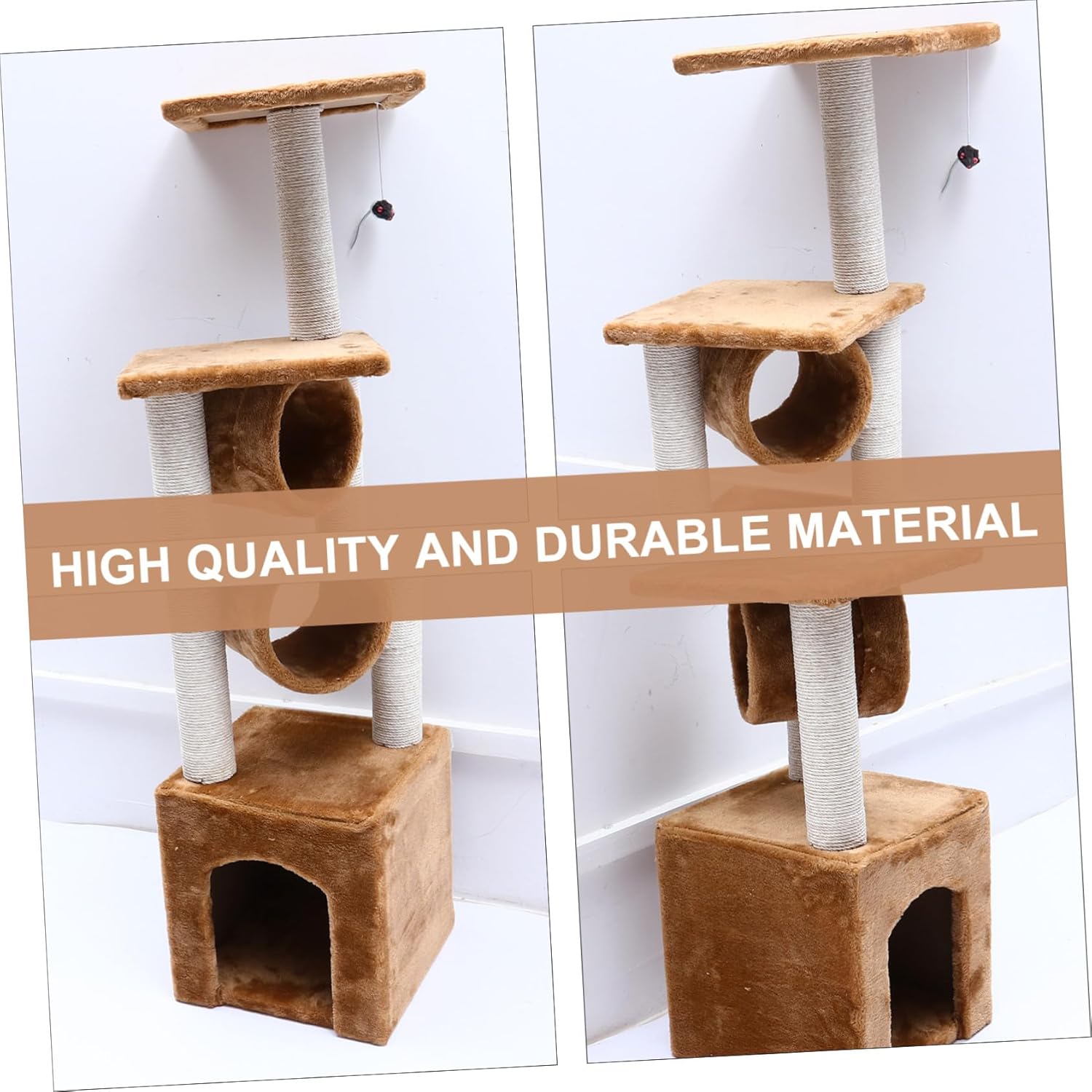 Cat Climbing Frame Cat Scratching Kitten Jumping Platform Indoor Climber Pet Supply for Exercise and Paw Health