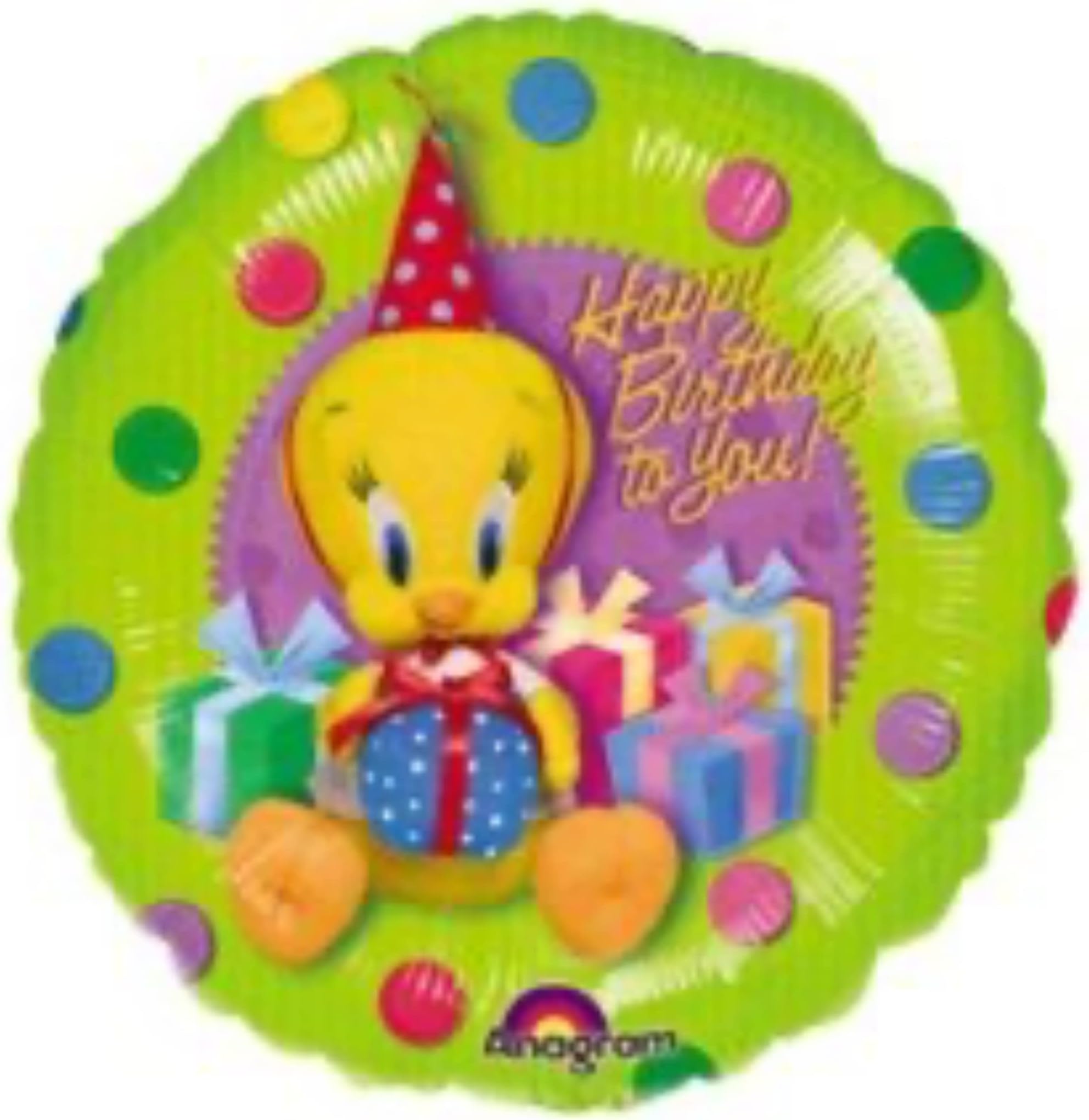 Tweety "Happy Birthday to You!" 18" Mylar Balloon
