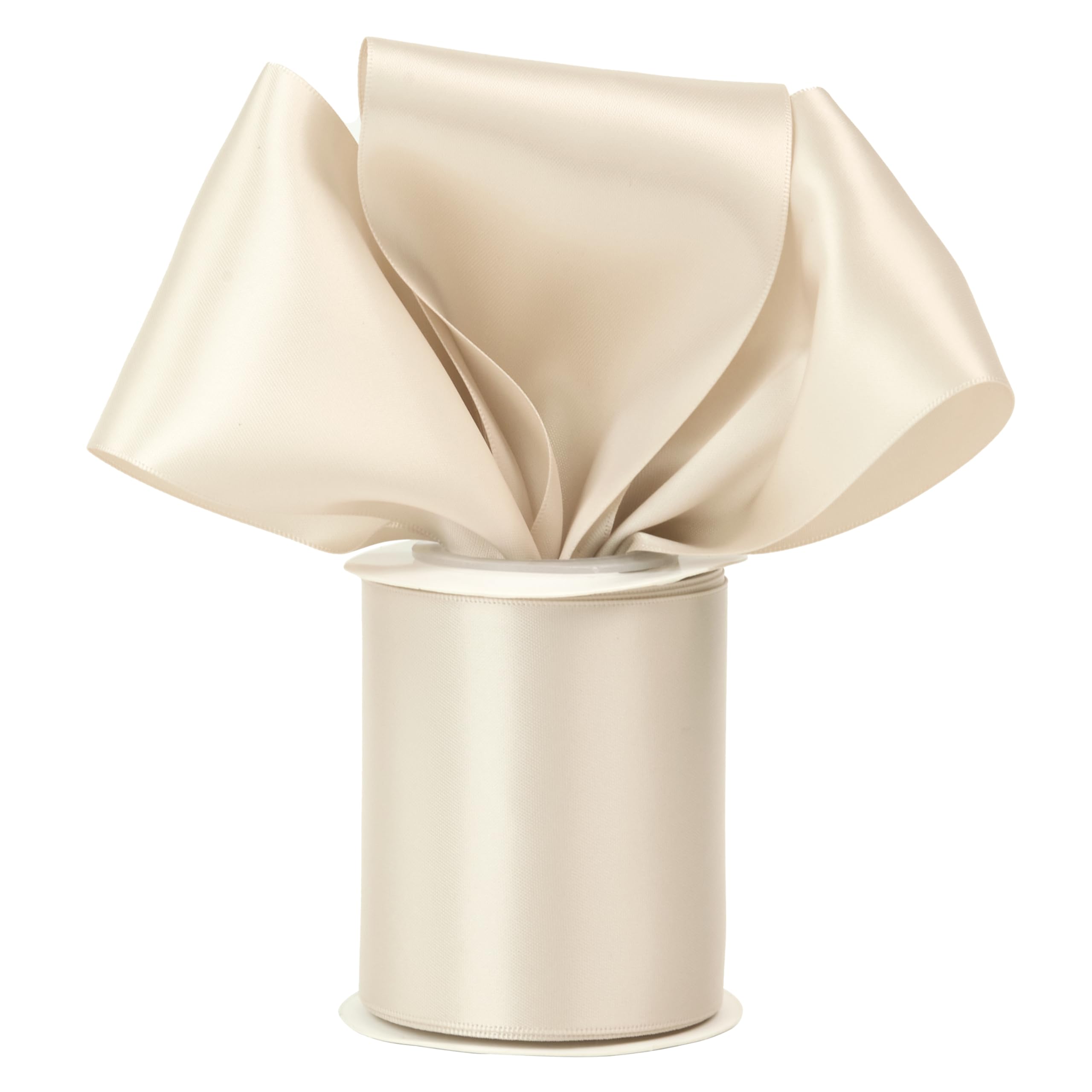 Amazon.com: DINDOSAL Champagne Ribbon 3 Inch Double Faced Satin