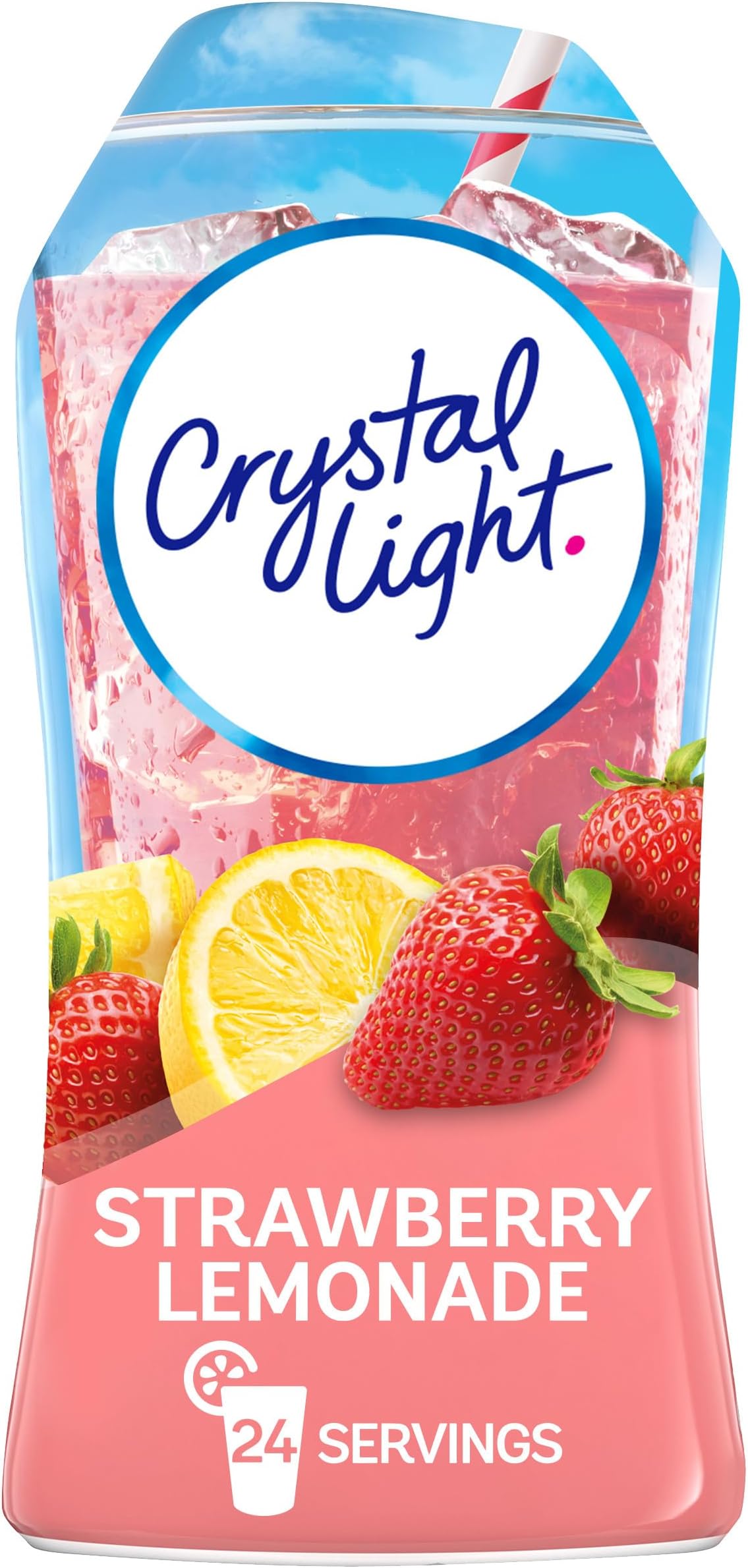 Liquid Strawberry Lemonade Naturally Flavored Drink Mix, 1.62 fl oz Bottle