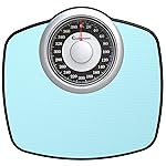 Adamson A25 Scales for Body Weight - Up to 400 LB - 5.3 Dial on 12.4 x 10.2 Platform - Anti-Skid Rubber Surface - High Precision Bathroom Scale Analog - Durable with 20-Year Assurance
