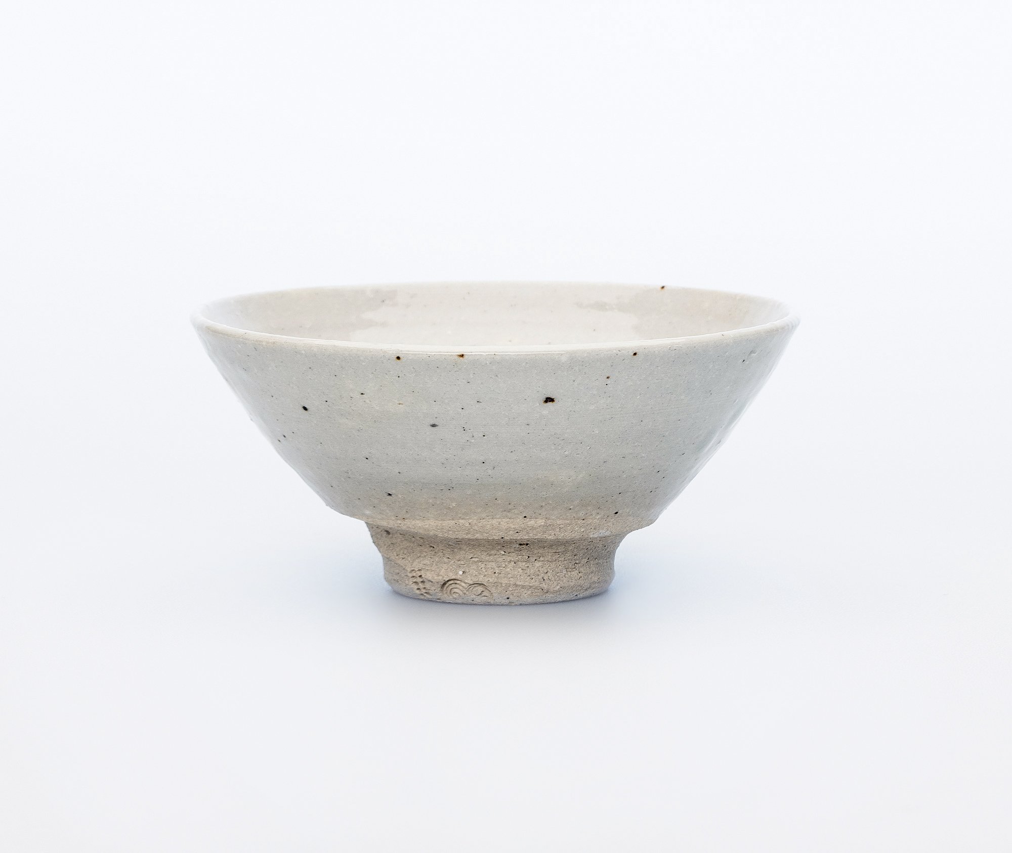 Bol de riz japonais céramique anti-brûlure émail gris à la chaux style Iga