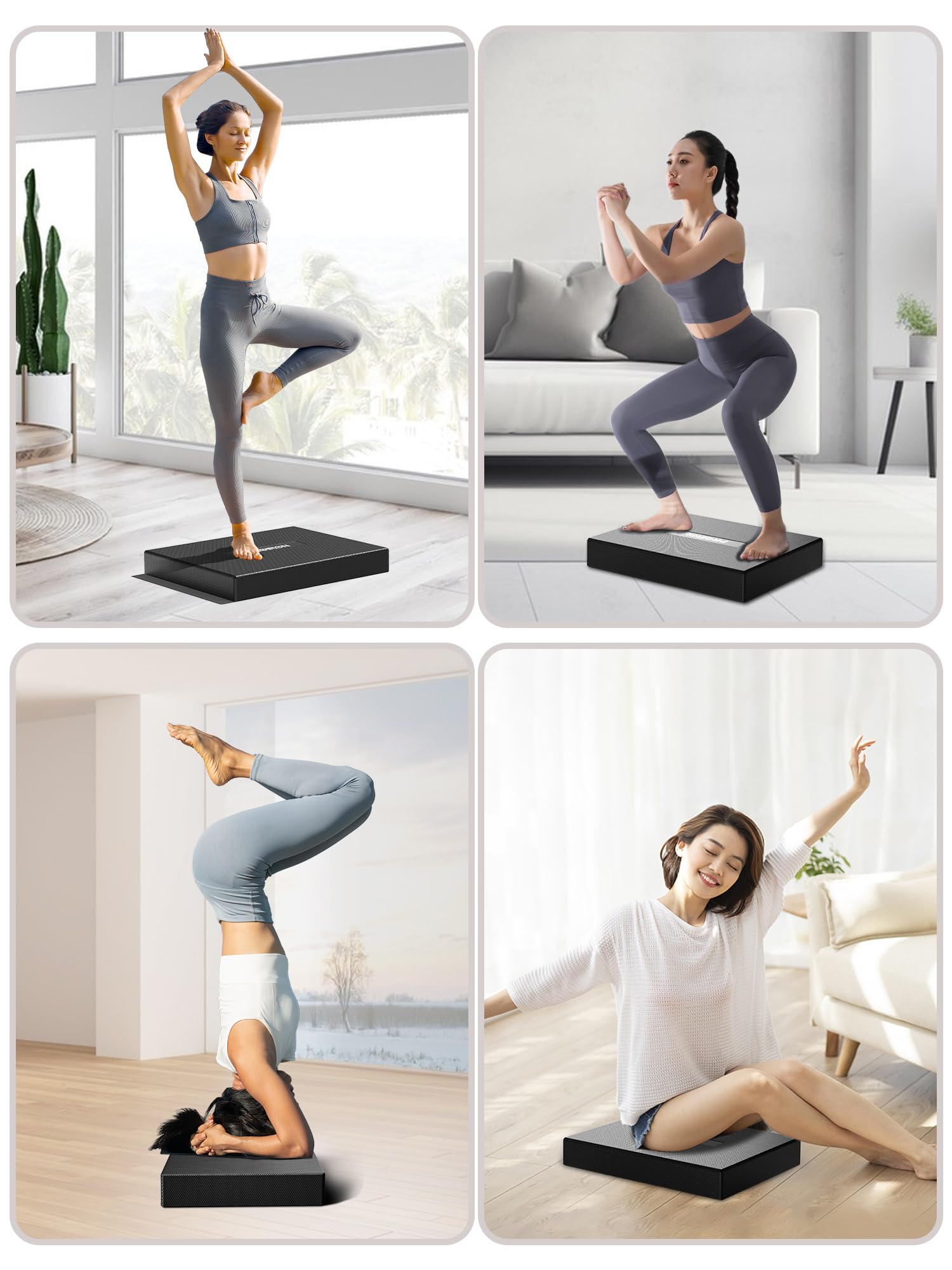 Amazon | PROIRON バランスパッド PU素材 拡大する balance pad