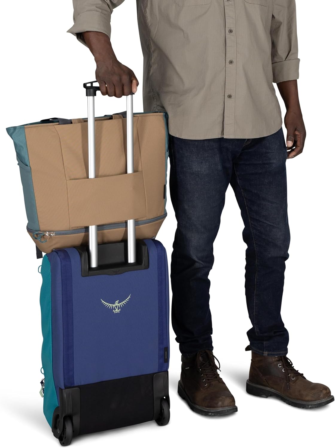 Osprey Daylite Large Tote Weekend Pack - Shoulder or Backpack Carry with Laptop Sleeve & Shoe Compartment - Image 10