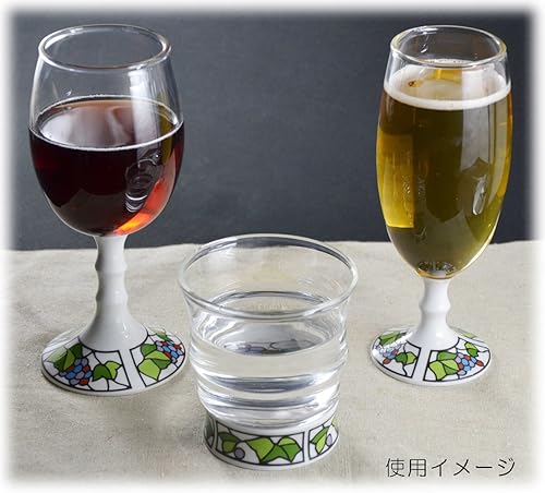 Miniatura 7 de Arita Ware Romantic Glass Wine (with Presentation Box), Polka Dot (Red)