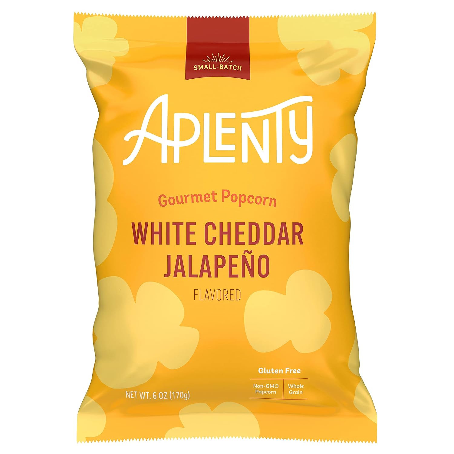 Aplenty White Cheddar Jalapeño Gourmet Popcorn, 6 Oz