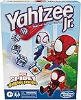 Hasbro Gaming Yahtzee Jr. Marvel Spidey and His Amazing Friends Edition Board Game for Kids Ages 4 and Up (Amazon Exclusive)