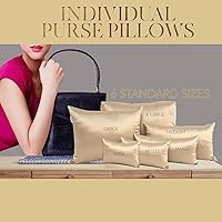 Vista 7 de Purse Insert Pillows - Custom Cushioned Handbag Fillers Shaper Inserts to Maintain Small to Large Purses Charcoal