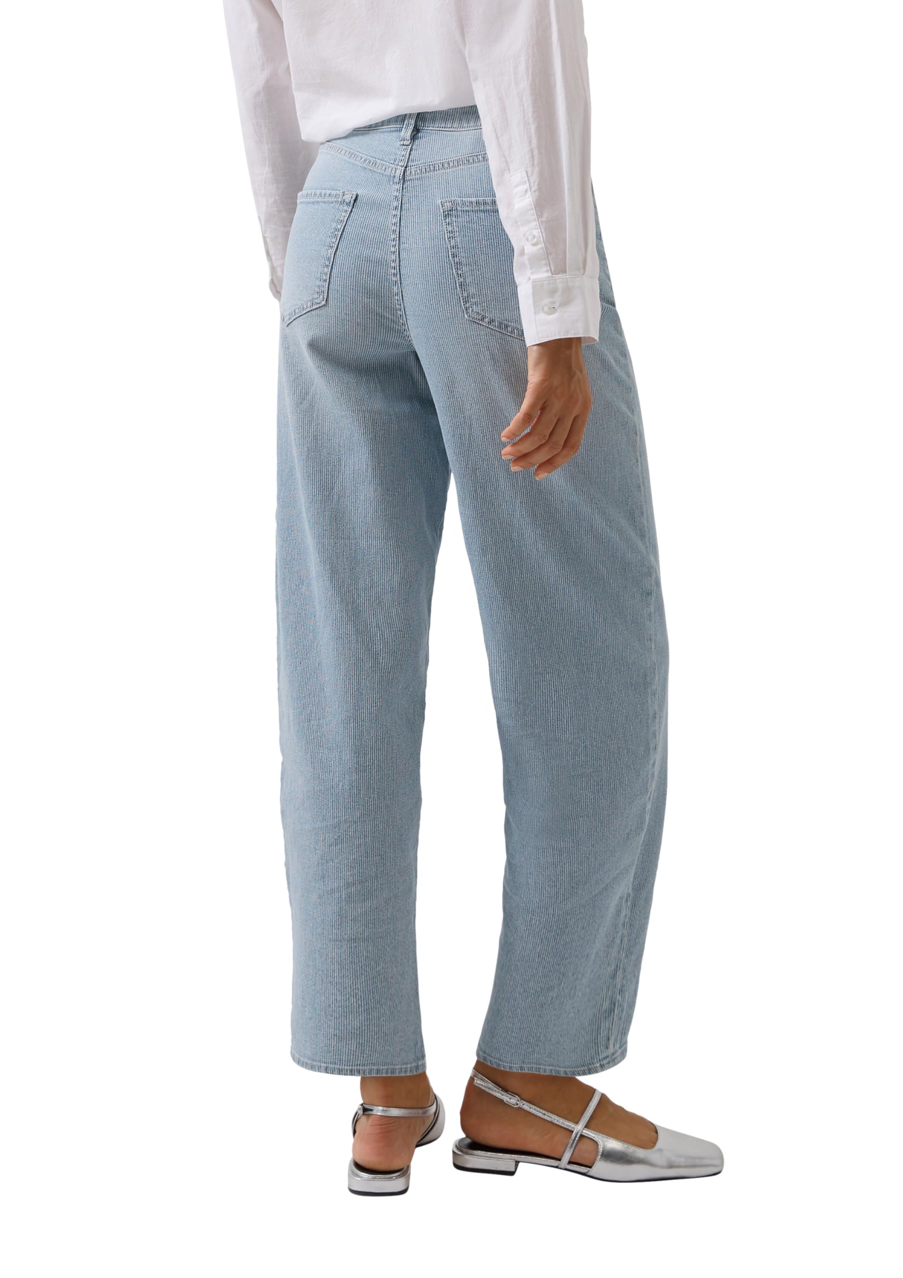s.Oliver Ankle-Jeans/High Rise/Barrel Fit