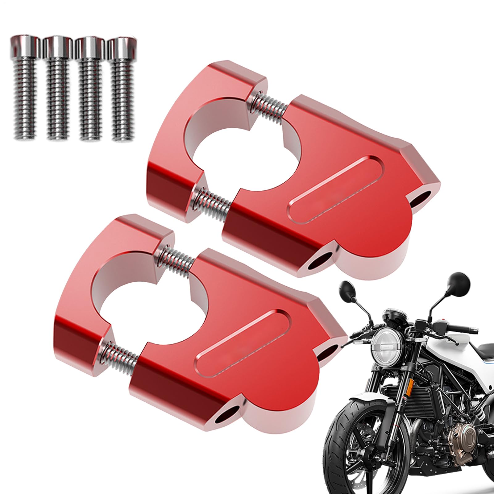 Pinces de guidon de moto en alliage durable pour pilotes de motocross - 8