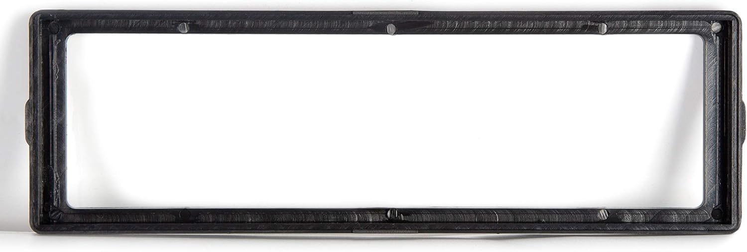 HECASA Double Din Dash Compatible with 2006-2007 Jeep Commander Radio Stereo Navigation Bezel Conversion Kit Dashboard Cover Wire Harness