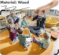 Vista 8 de GANAZONO Cucharas musicales de percusión tradicionales, instrumentos de percusión folclóricos de madera para sonido folclórico irlandés a