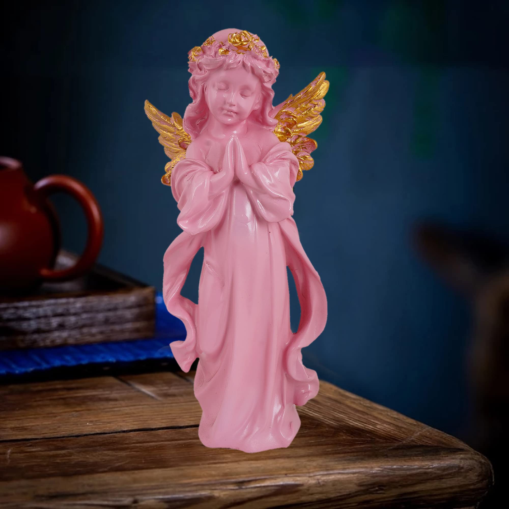 Zart Welcome Lady Resin Figurine - Multicolor Home Decor -28 Zart Welcome Lady Resin Figurine - Multicolor Home Decor -28