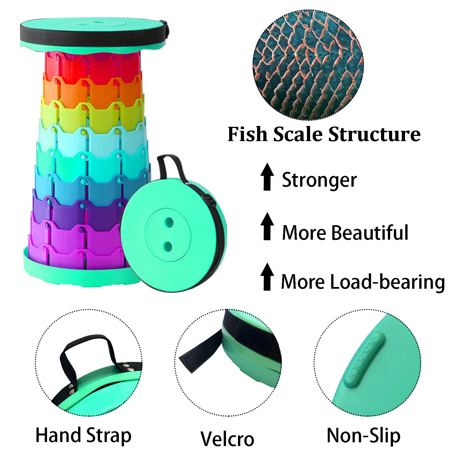 Taburete Alto Plegable Alouweekuky Taburete Plegable Portátil Ajustable En Altura: Banqueta Plegables Portatil, Hacer Barbacoas, Cocina, Taller, Niños, Soporta Hasta 200 Kg Taburete Plegable Alto